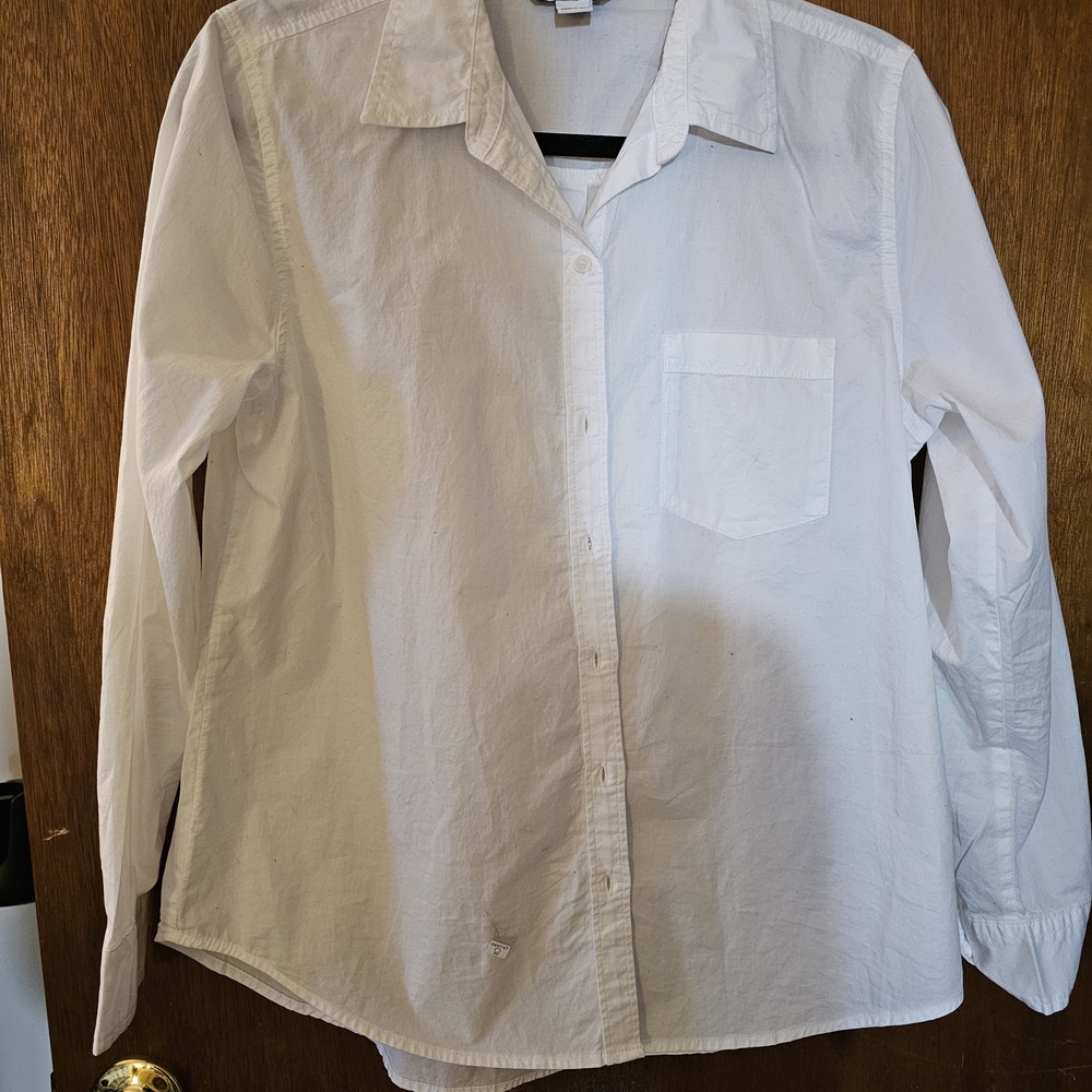 Old Navy White Classic Shirt